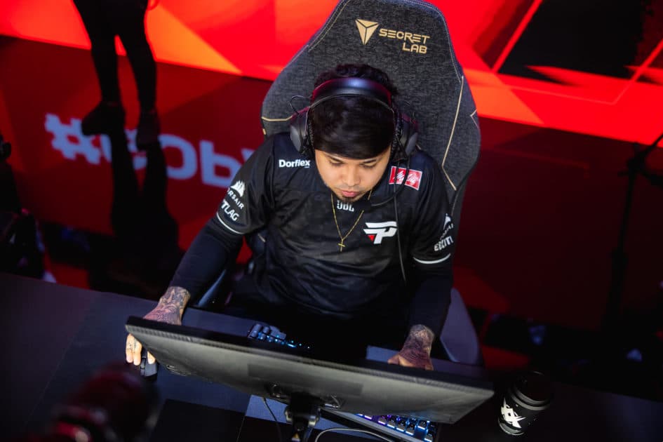 Imagem do jogador TitaN durante a LTa 2025