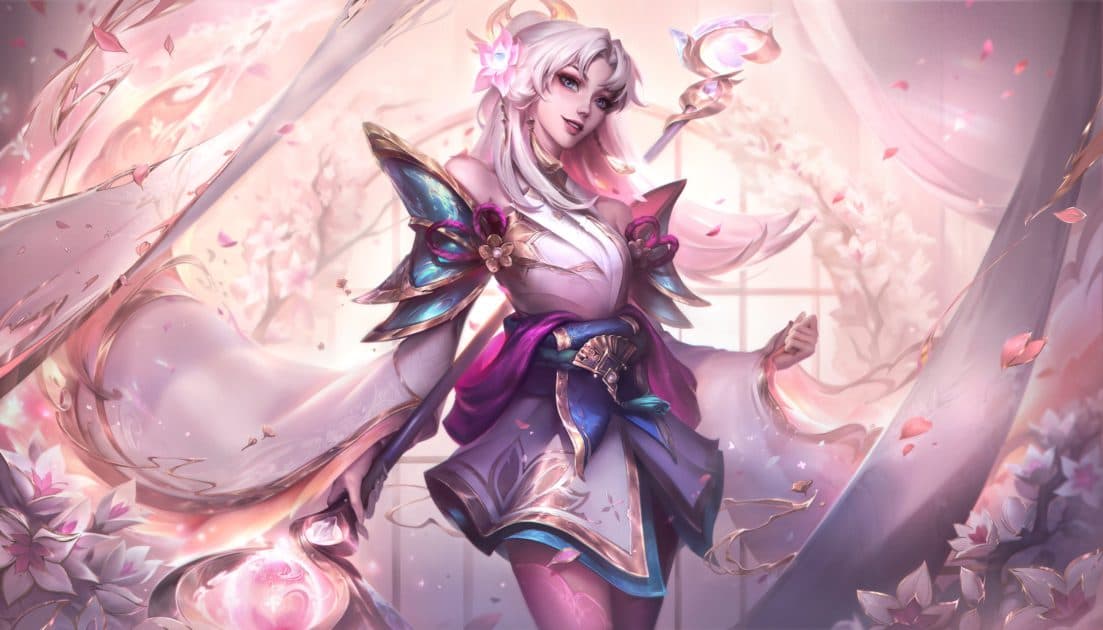 Lux, um dos campeões com mais skins no LoL