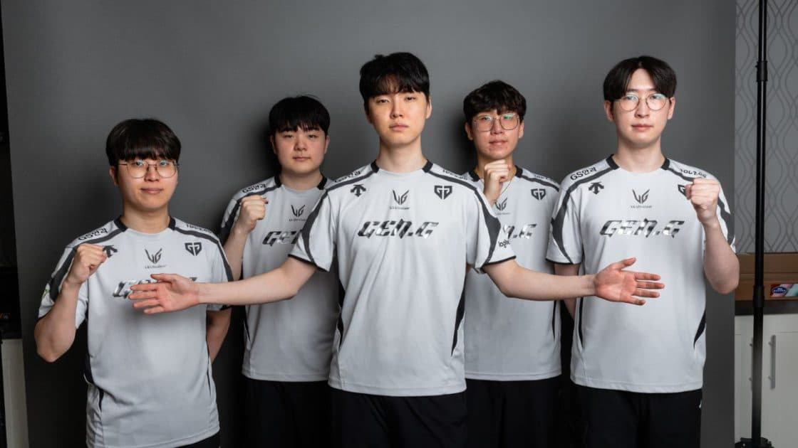 Na foto, a Gen.G no MSI 2025