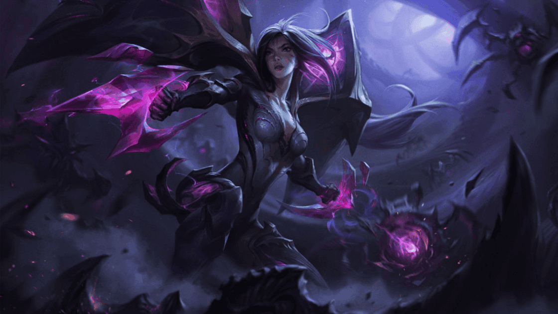 Imagem de Kai'Sa, uma das melhores duplas da Leona no LoL.