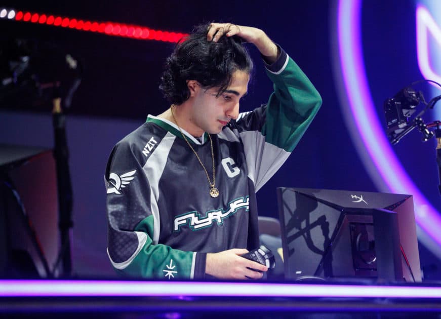 Foto de Massu após eliminação da FlyQuest.
