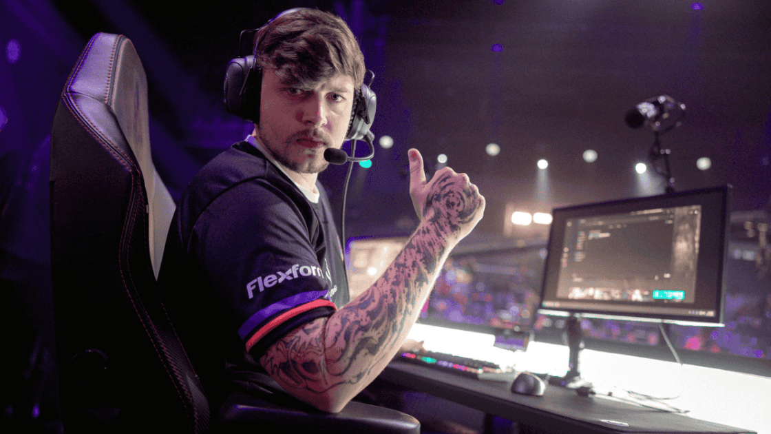 Foto de Hauz, mid laner do Fluxo W7M.