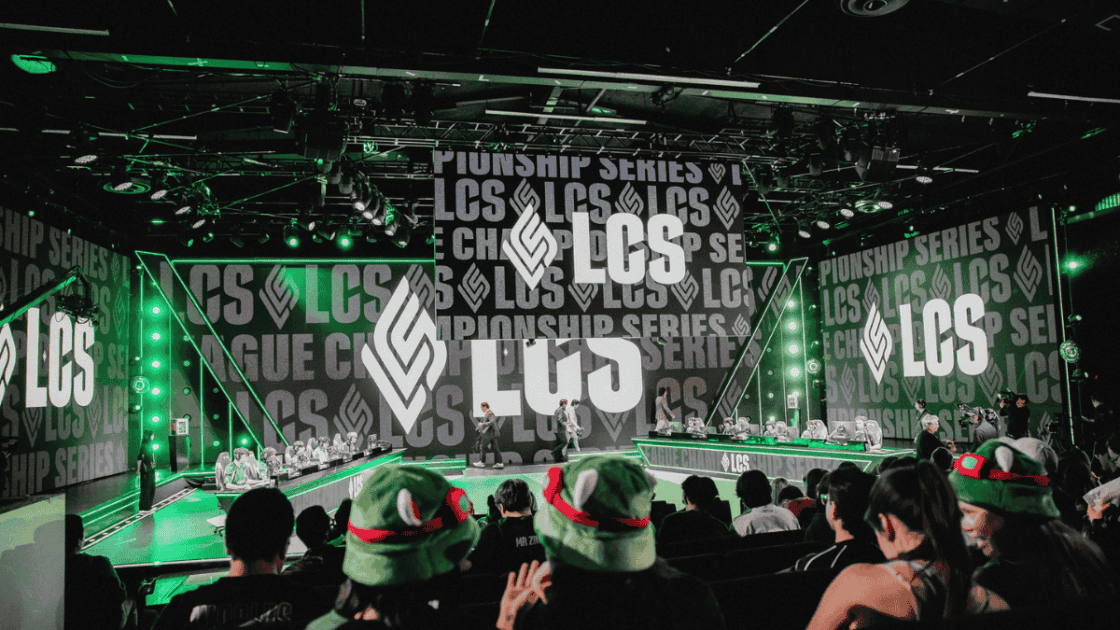 Foto do stage da LCS 2026.