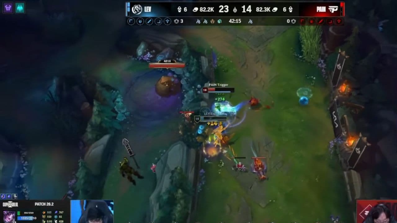 CBLOL 2026: “O ADC tinha 8 mil de vantagem de ouro…”, comunidade gringa reage LEV x paiN